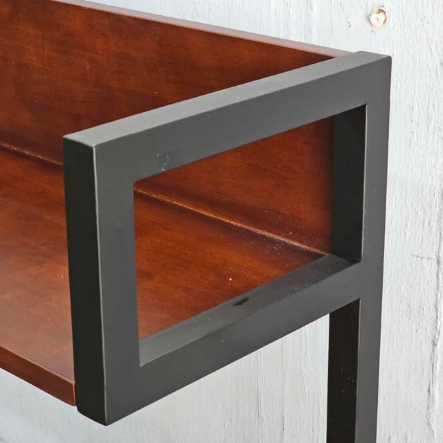 Bàn liền kệ sách có ngăn kéo 120x60x150cm gỗ cao su FD68076