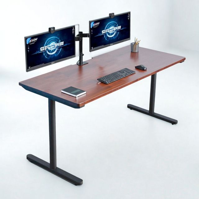 Bàn làm việc 160x70cm gỗ tràm hệ TIO HBTO036