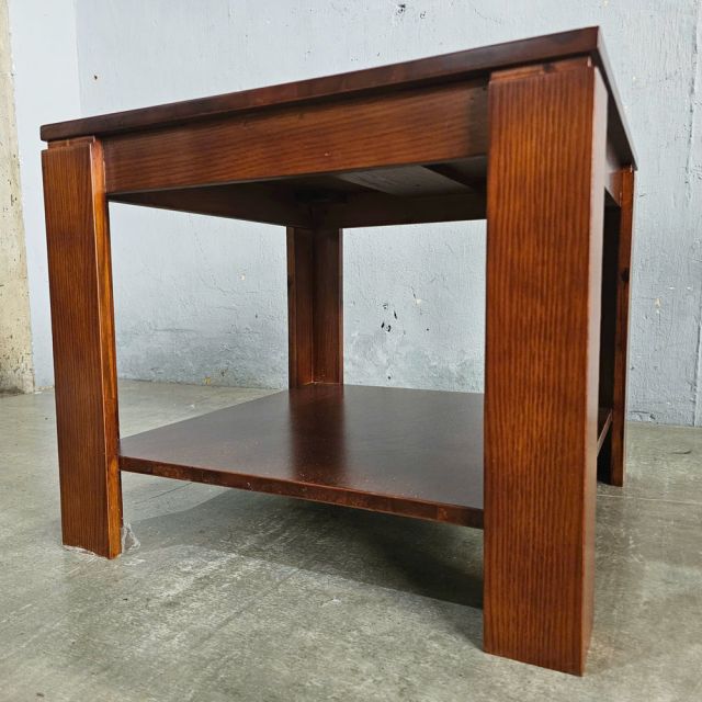 Bàn sofa vuông 60x60cm gỗ otim veneer sồi TT68332