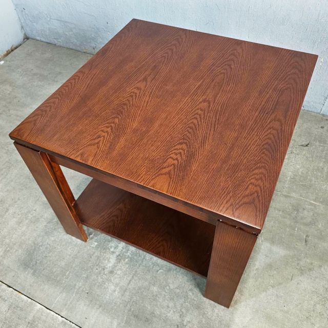 Bàn sofa vuông 60x60cm gỗ otim veneer sồi TT68332