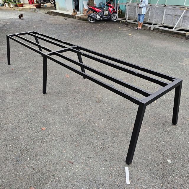 Chân sắt lắp ráp cho bàn họp 400x100cm hệ Aton HCAT027