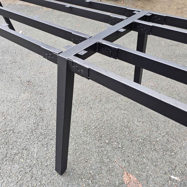 Chân sắt lắp ráp cho bàn họp 400x100cm hệ Aton HCAT027
