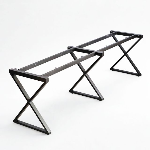 Chân sắt lắp ráp cho bàn 200x60cm sơn tĩnh điện HCXC025