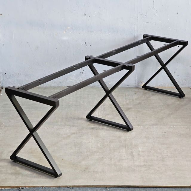 Chân sắt lắp ráp cho bàn 200x60cm sơn tĩnh điện HCXC025