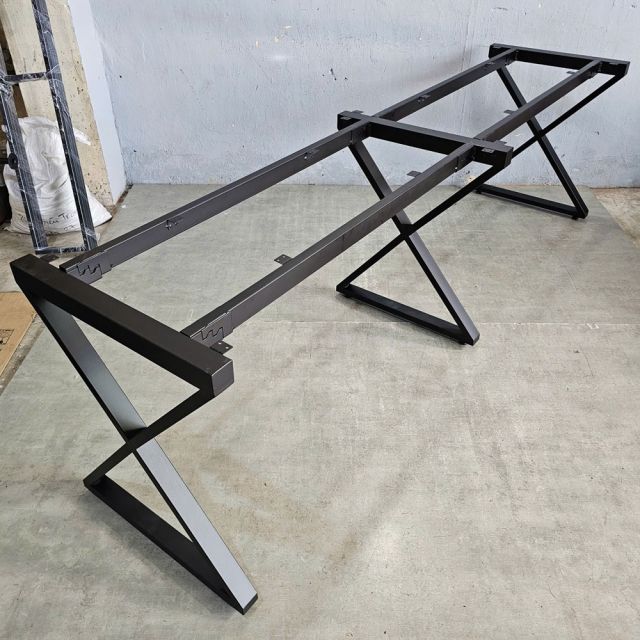 Chân sắt lắp ráp cho bàn 200x60cm sơn tĩnh điện HCXC025