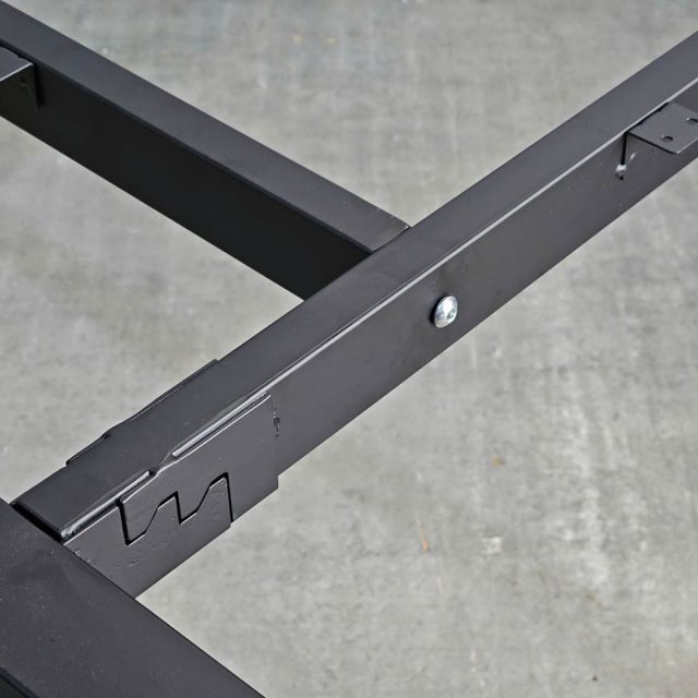 Bàn góc chữ L 160x140cm gỗ cao su hệ XConcept HBXC053