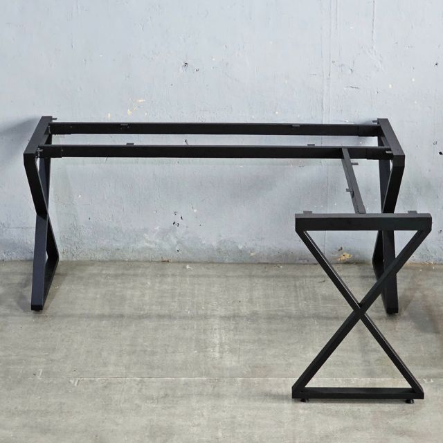 Chân sắt lắp ráp cho bàn chữ L 160x140cm hệ XConcept HCXC024