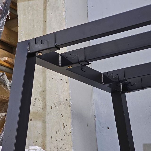 Chân sắt lắp ráp cho bàn hop 200x100cm hệ Aton  HCAT026