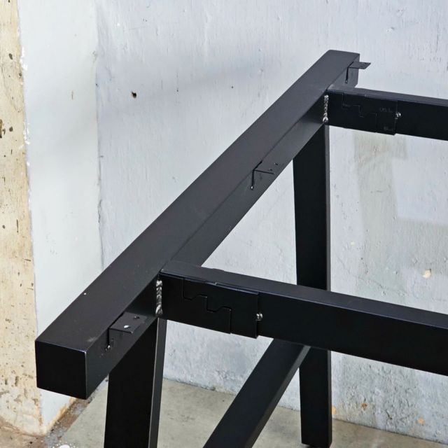Chân bàn sắt hệ AConcept 160x80 lắp ráp