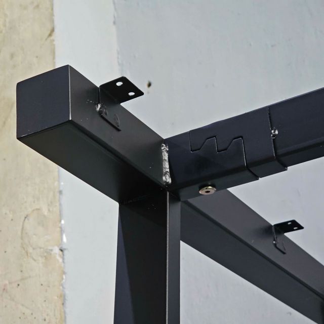 Chân bàn sắt hệ AConcept 160x80 lắp ráp