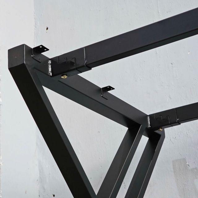Chân sắt lắp ráp cho bàn 160x80cm sơn tĩnh điện CHB68078