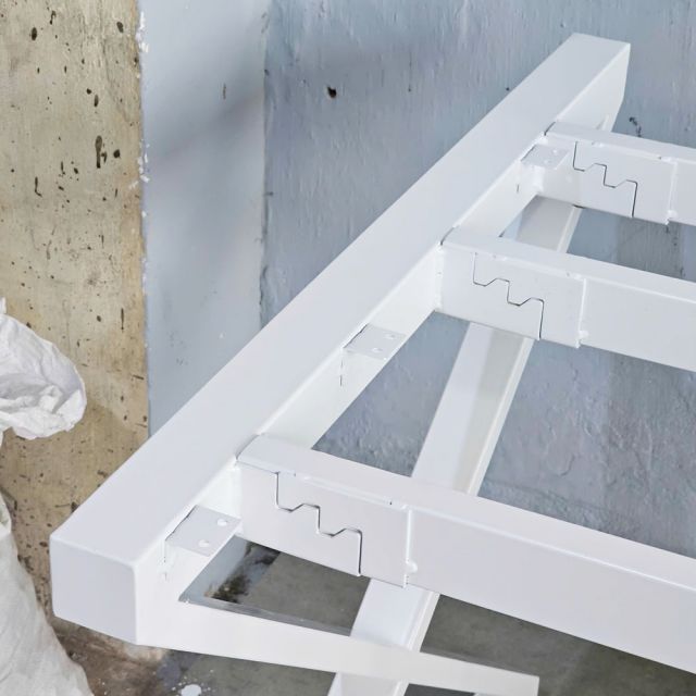 Chân sắt lắp ráp cho bàn 200x80cm hệ XConcept HCXC026