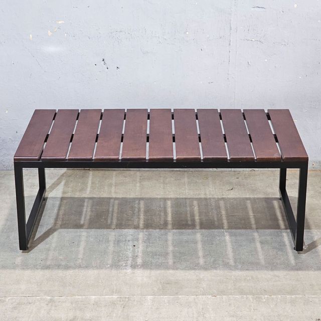 Ghế băng dài 120x60x45cm gỗ cao su GBD057