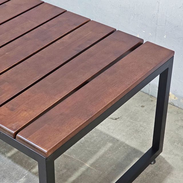 Ghế băng dài 120x60x45cm gỗ cao su GBD057