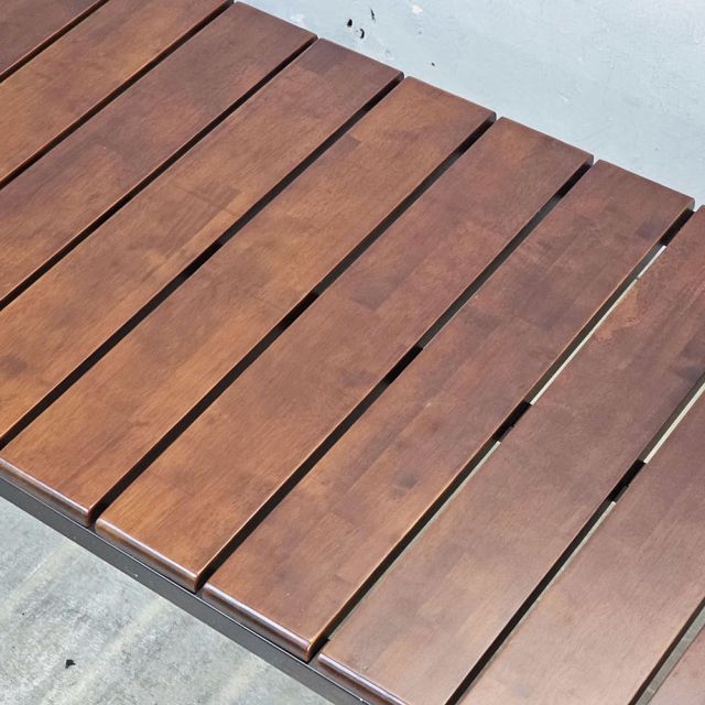 Ghế băng dài 120x60x45cm gỗ cao su GBD057