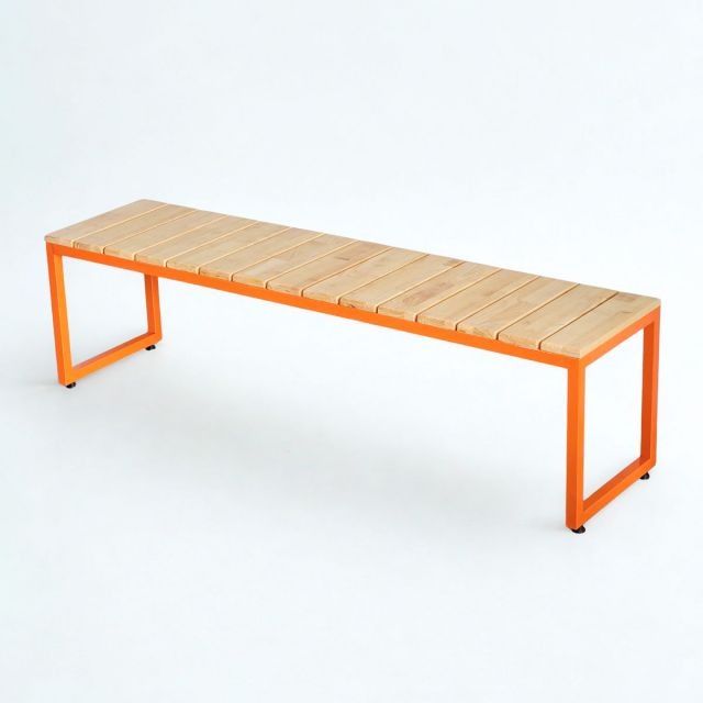 Ghế băng dài 160x40cm gỗ cao su GBD058