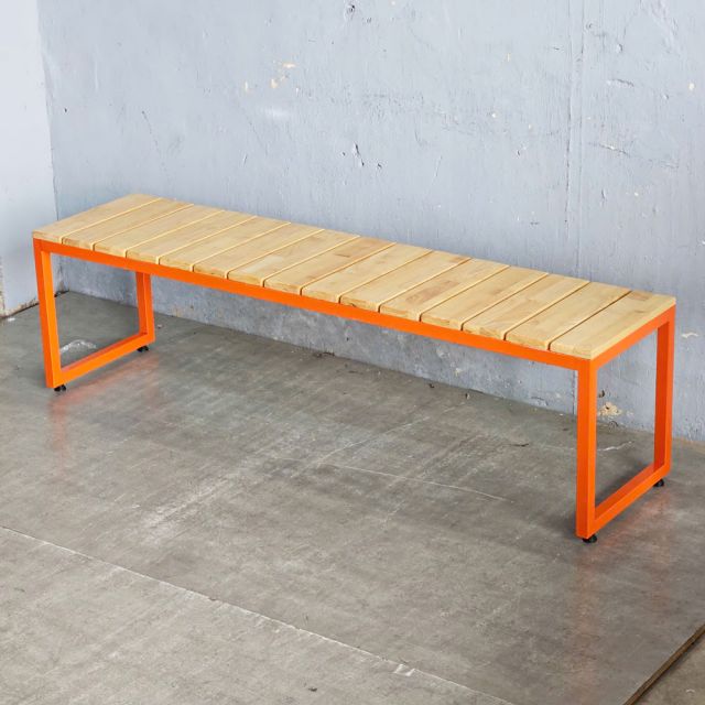 Ghế băng dài 160x40cm gỗ cao su GBD058