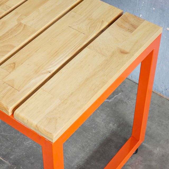 Ghế băng dài 160x40cm gỗ cao su GBD058
