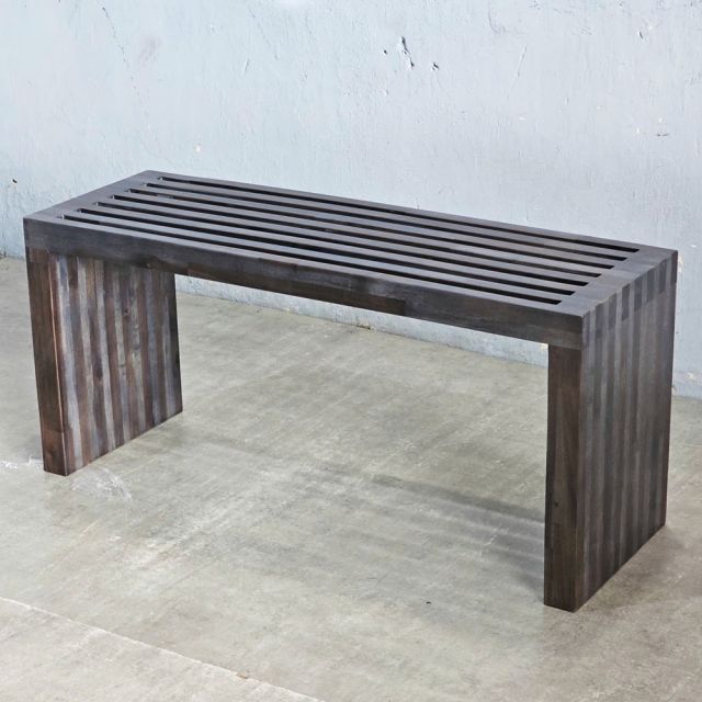 Ghế băng dài 100x32x45cm gỗ tự nhiên GBD032