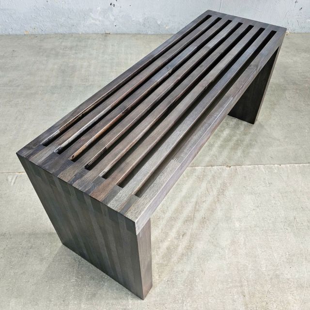 Ghế băng dài 100x32x45cm gỗ tự nhiên GBD032