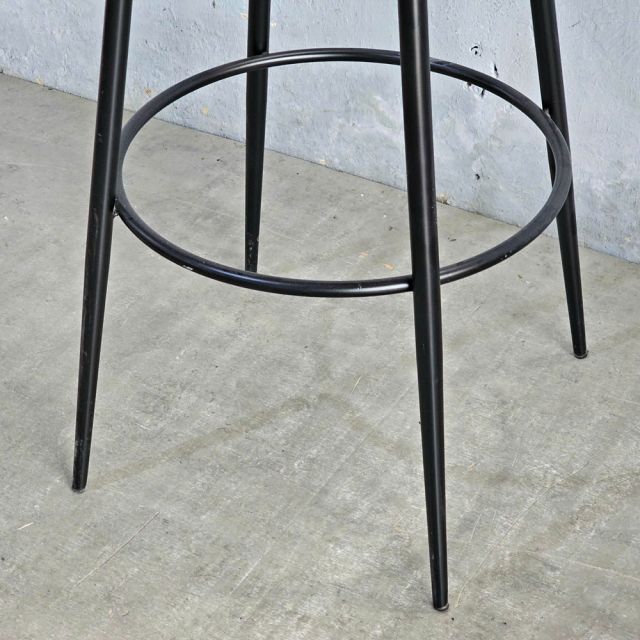 Ghế bar cao 100cm mặt gỗ tròn GBSK026