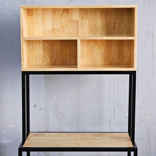 Kệ bếp đa năng 80x40x160cm gỗ cao su KB68072