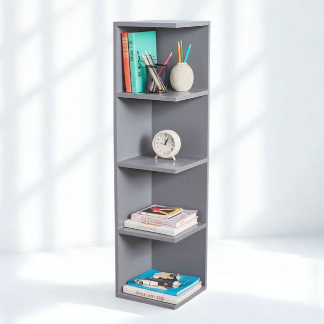 Kệ góc tường 30x30x120cm gỗ cao su 5 tầng KGT68049