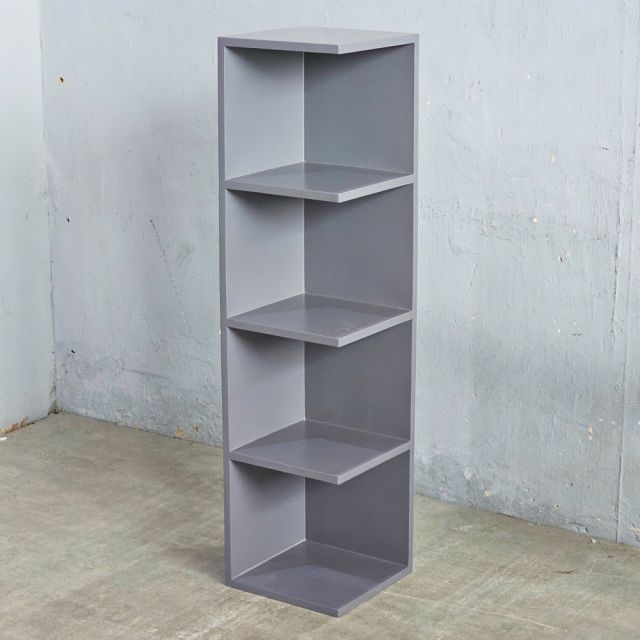 Kệ góc tường 30x30x120cm gỗ cao su 5 tầng KGT68049