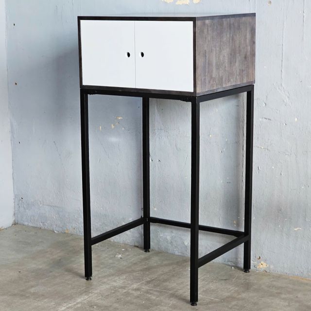 Kệ máy giặt 70x60x140cm gỗ cao su KMG68017