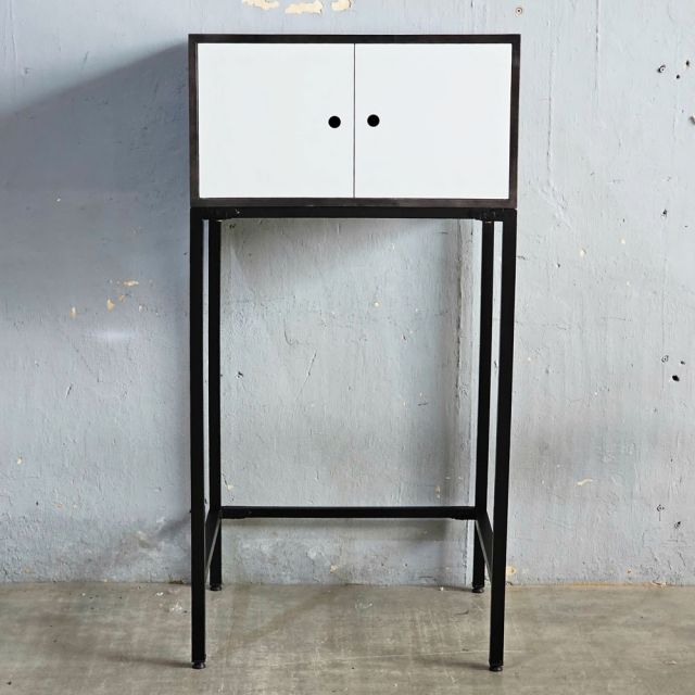 Kệ máy giặt 70x60x140cm gỗ cao su KMG68017