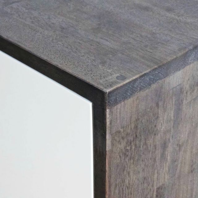 Kệ máy giặt 70x60x140cm gỗ cao su KMG68017