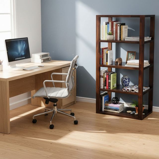 Kệ sách 5 tầng 70x28x120cm gỗ tràm KS68254