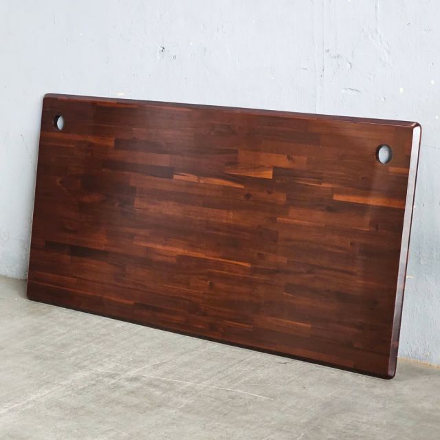 Mặt bàn chữ nhật vát cạnh 160x80cm gỗ tràm MB058