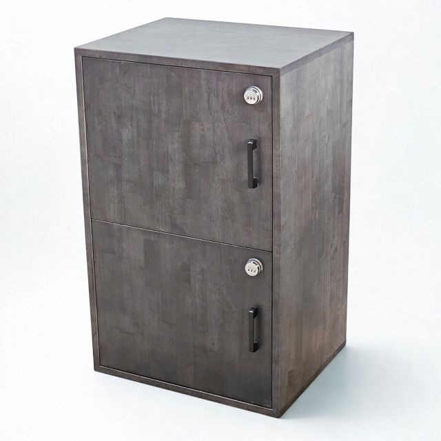 Tủ cá nhân khóa ren số 40x50x80cm gỗ cao su THSL011