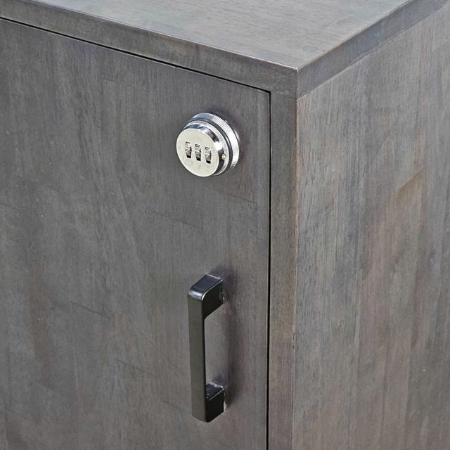 Tủ cá nhân khóa ren số 40x50x80cm gỗ cao su THSL011