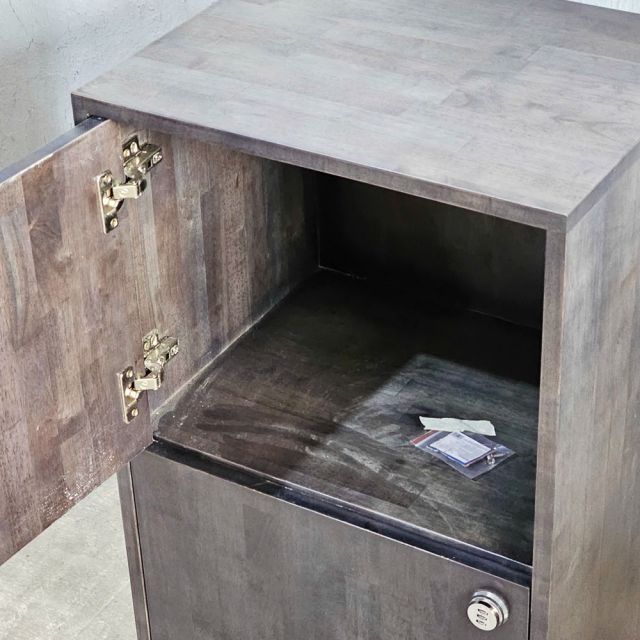 Tủ cá nhân khóa ren số 40x50x80cm gỗ cao su THSL011