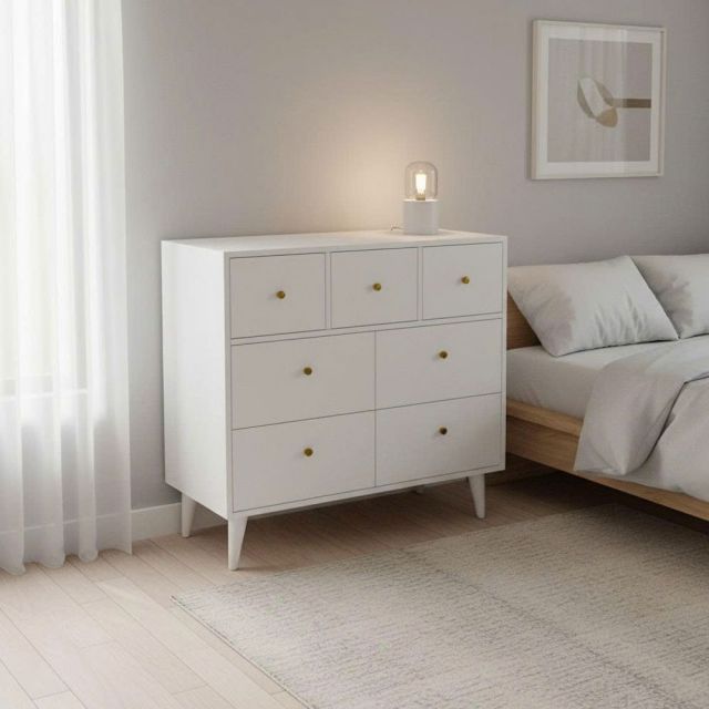 Tủ đồ phòng ngủ 90x45x80cm gỗ cao su TQA68071