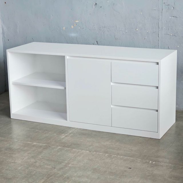 Tủ hồ sơ 160x45x63cm gỗ cao su THS68091