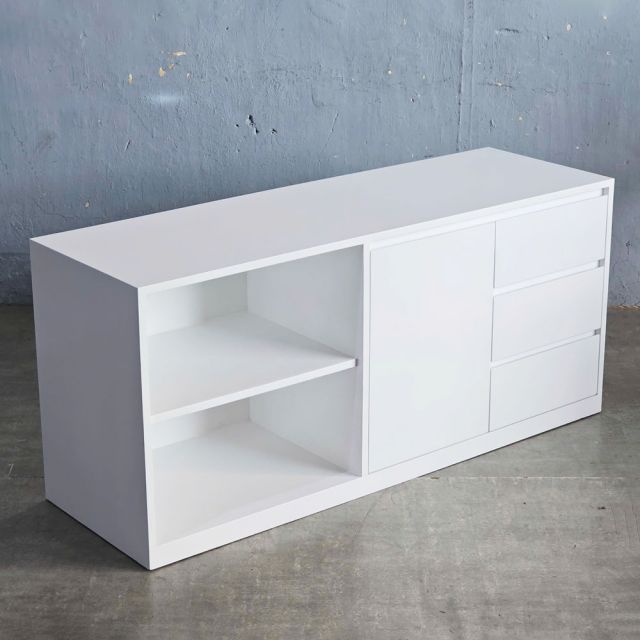 Tủ hồ sơ 160x45x63cm gỗ cao su THS68091