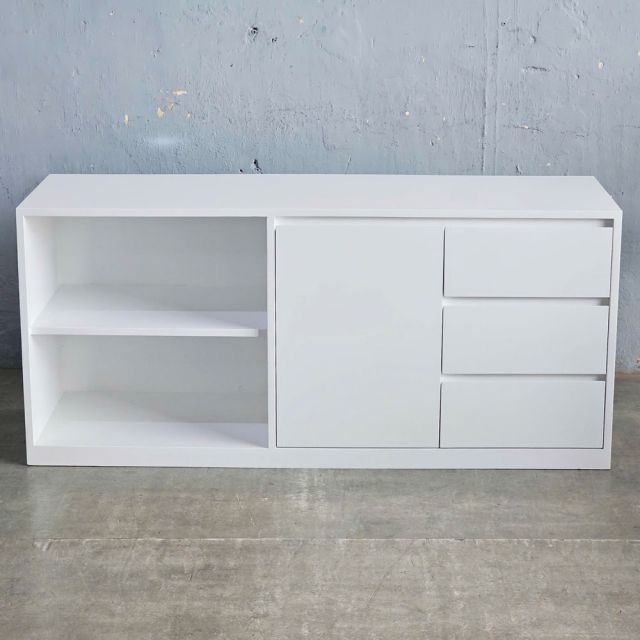 Tủ hồ sơ 160x45x63cm gỗ cao su THS68091
