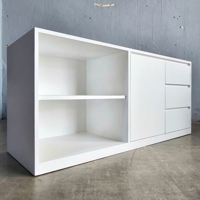 Tủ hồ sơ 160x45x63cm gỗ cao su THS68091