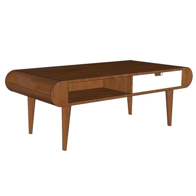Bàn sofa bo cong 120x60x45cm gỗ cao su TT68336