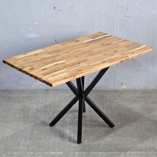 Bàn ăn chữ nhật 120x70cm gỗ tràm BA68263