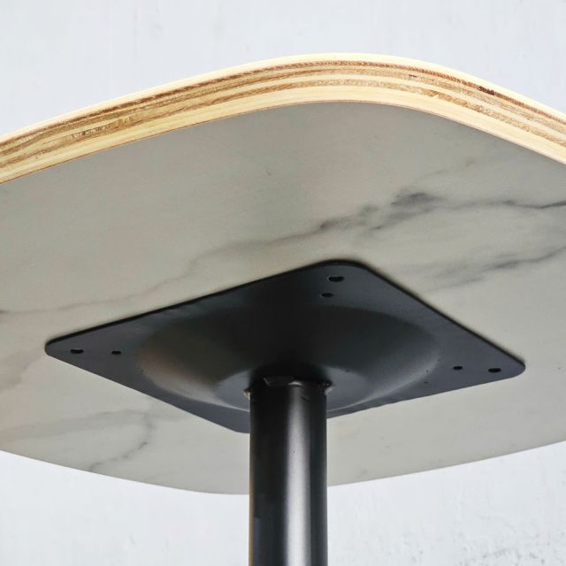 Bàn cafe 60x60cm gỗ plywood vân giả đá CFD68276