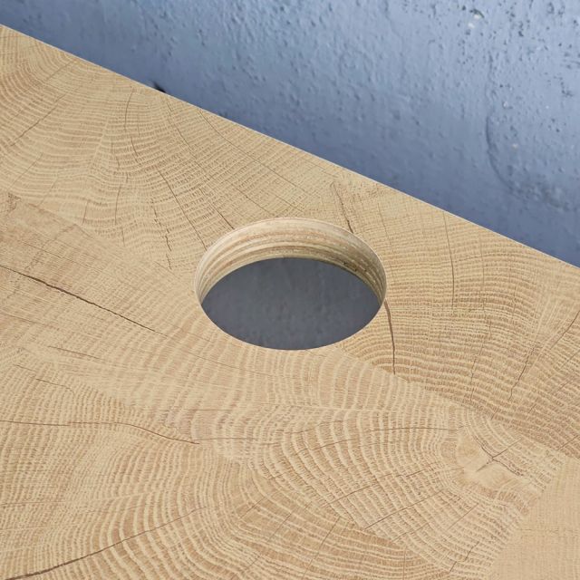 Bàn làm việc 140x60cm gỗ plywood vân Cut Trunk HBRT117