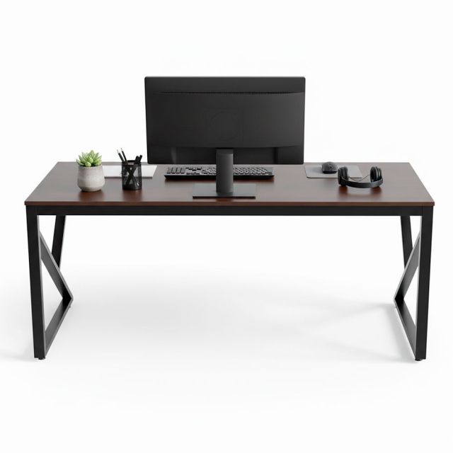 Bàn làm việc 180x70cm gỗ cao su hệ KConcept HBKC055