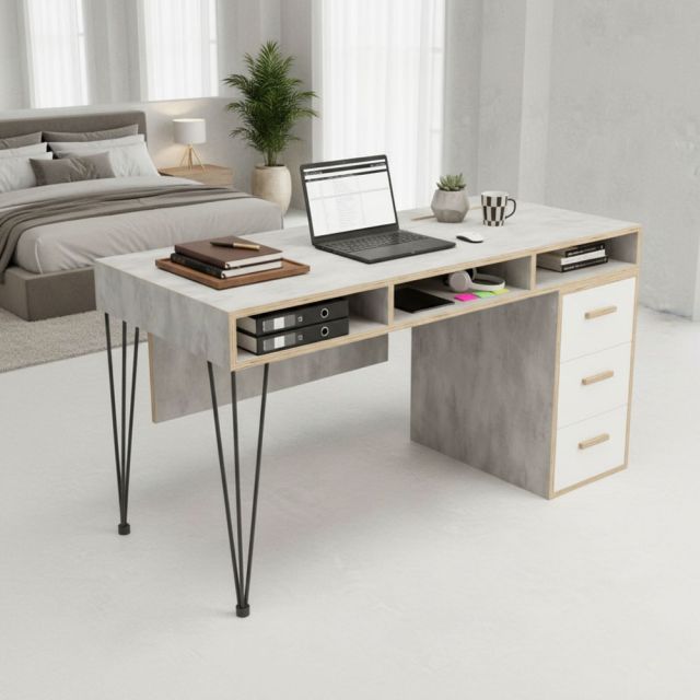 Bàn Làm Việc 1m4 Gỗ Plywood TK291