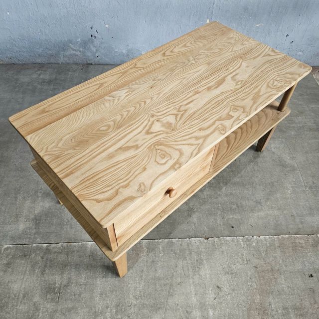 Bàn sofa chữ nhật có ngăn kéo 100x50cm gỗ tần bì TT68261