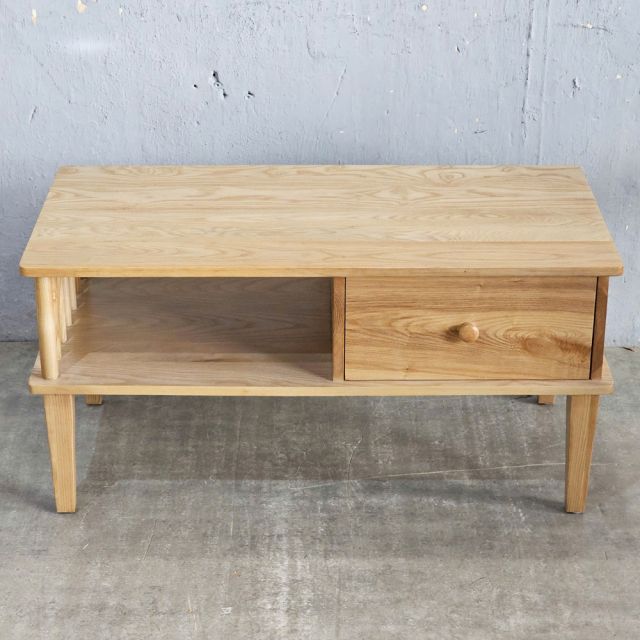 Bàn sofa chữ nhật có ngăn kéo 100x50cm gỗ tần bì TT68261