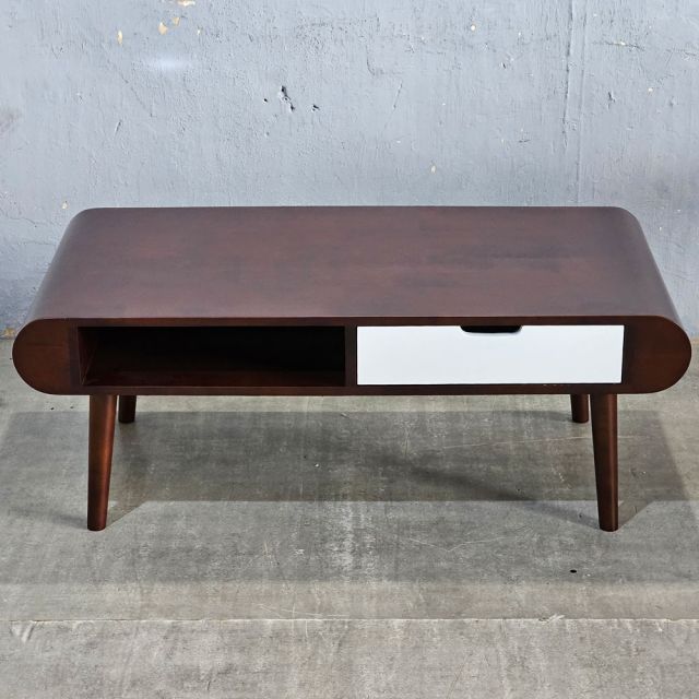 Bàn sofa bo cong 120x60x45cm gỗ cao su TT68336 Bàn sofa bo cong 120x60x45cm gỗ cao su TT68336